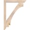 Ekena Millwork Imperial Slat Smooth Bracket w/ Offset Brace, Douglas Fir, 5 1/2"W x 36"D x 48"H BKT0604X36X48IMP06SDF - alternate 2